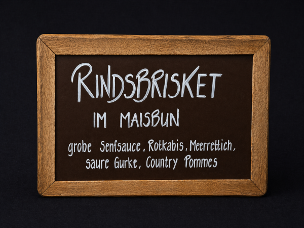 Beschriftung - Holz,-Schiefertafel