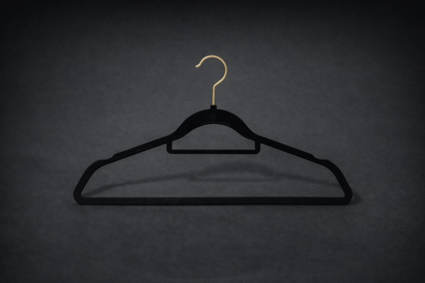 Kleiderbügel Schwarz / Samt