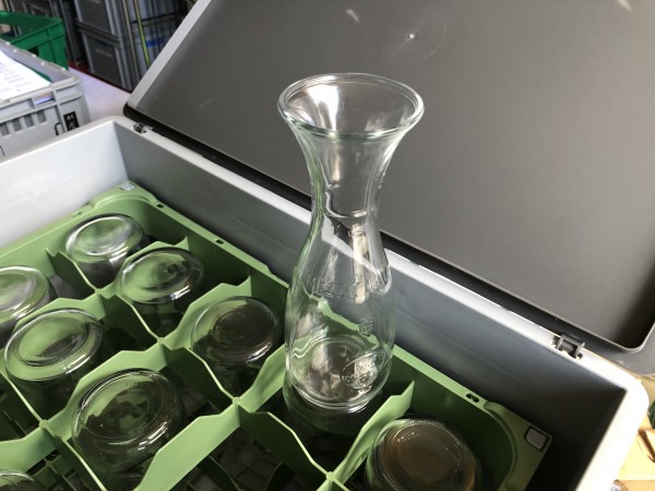Glaskaraffe 0,5 Liter