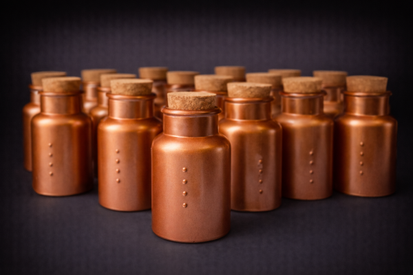 Deko - Vase Kupfer mittel