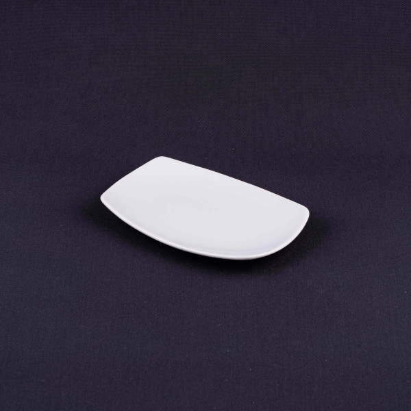 Flying Geschirr flach/weiss oval