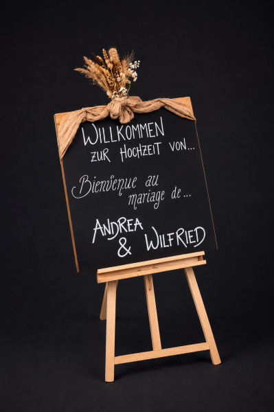 Willkommenstafel